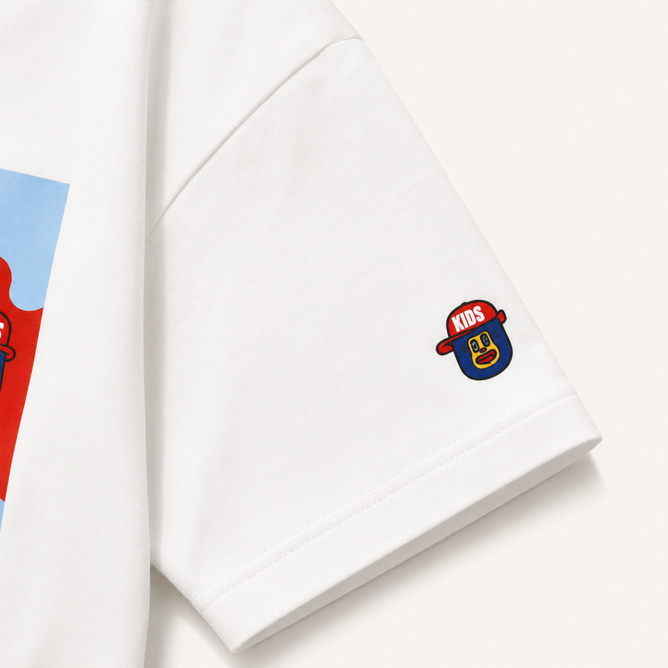 TinyTrend – Avslappnat & stilfullt – Barn-T-shirt med färgglatt tryck