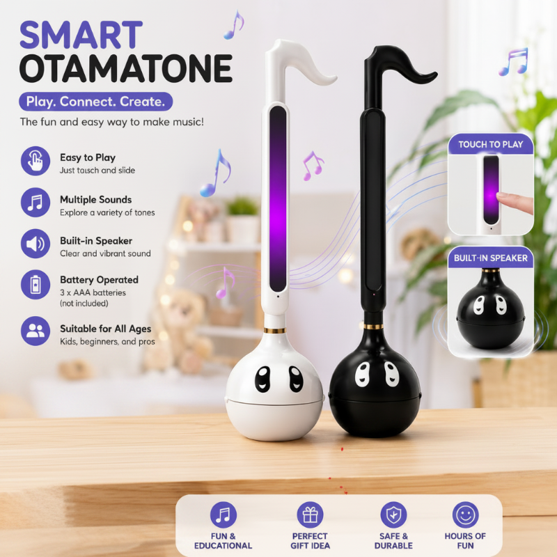 Otomatone Synthesizer Toy – Musik & interaktivt – Saxofonleksaker