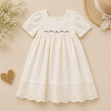 Lace Stitching Dress – Elegans & komfort – Spets & sömmar