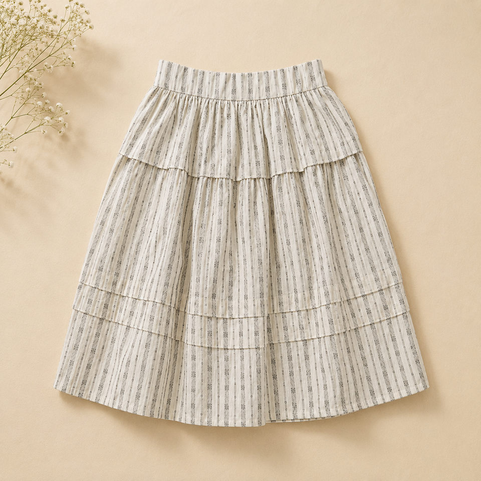 Chic Skirt & Wide Leg Pants – Elegant & bekvämt – Lös barnkläder