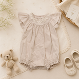 Vintage Rompers – Tidlös & mjuk – Babyoverall