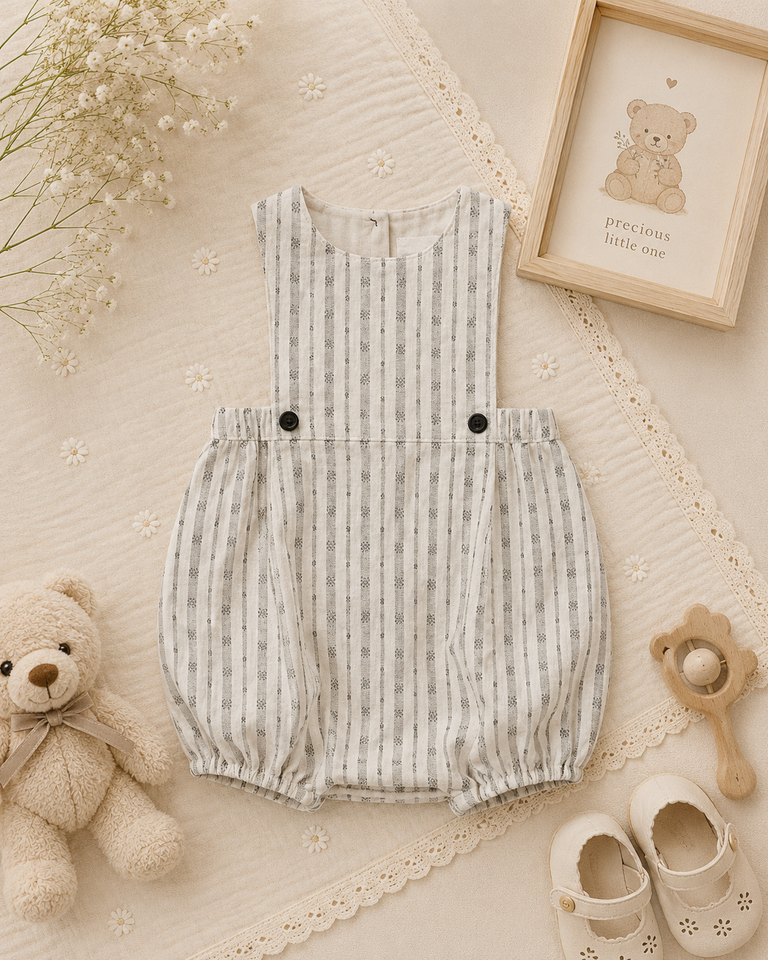 Vintage Rompers – Tidlös & mjuk – Babyoverall