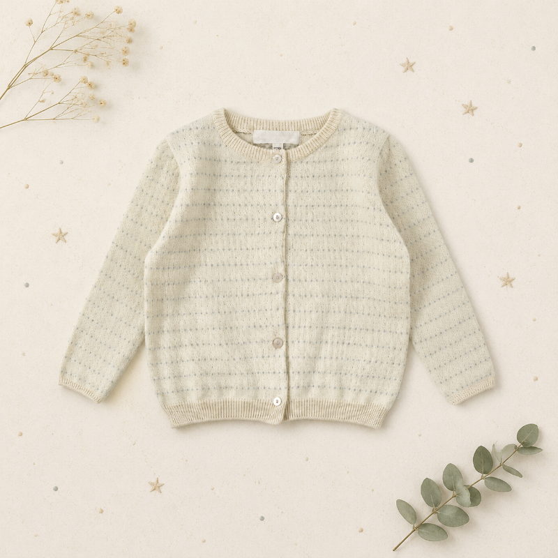 Knit Top & Cardigan – Mjuk och bekväm – Stickad tröja och kofta