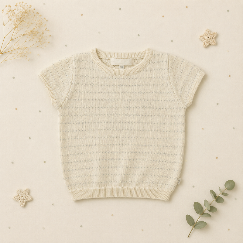Knit Top & Cardigan – Mjuk och bekväm – Stickad tröja och kofta