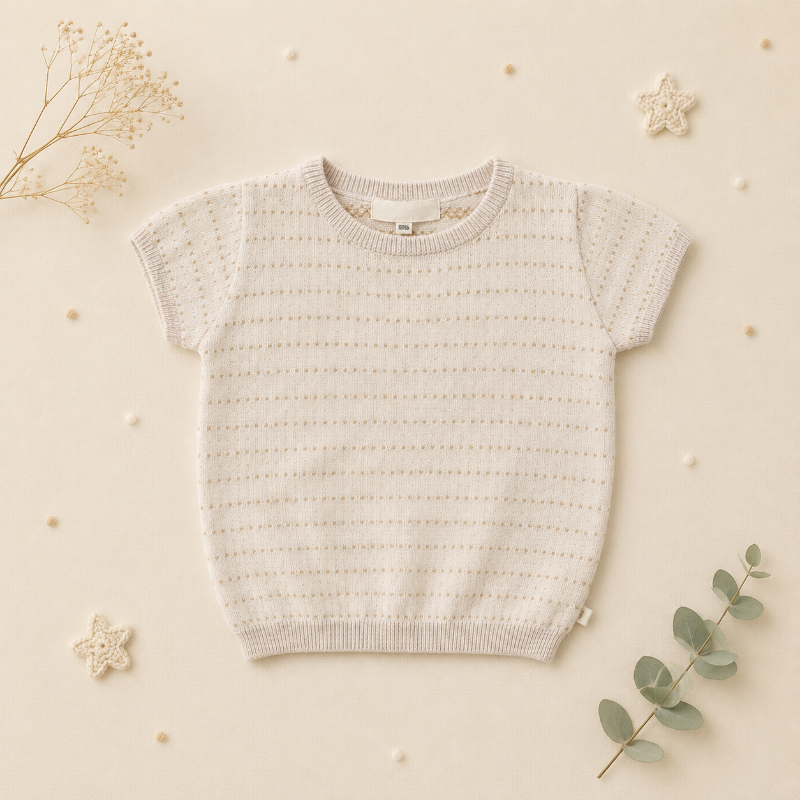 Knit Top & Cardigan – Mjuk och bekväm – Stickad tröja och kofta