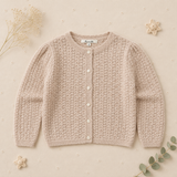 Buttoned Cardigan – Mjuk och bekväm – Stickad barnkofta