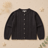 Buttoned Cardigan – Mjuk och bekväm – Stickad barnkofta