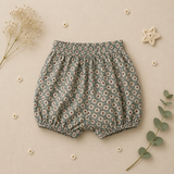 Matching Set – Bekvämt & med prästkrage-mönster – bloomers, kjol & blus