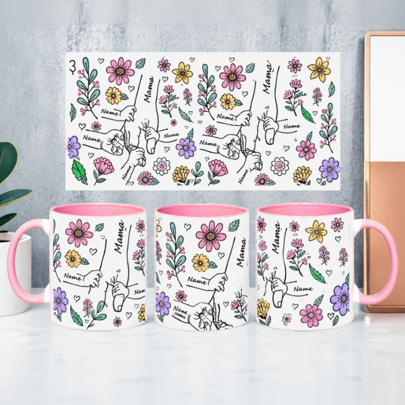Personalized Kids Name Mug – En unik morsdagspresent – En personlig mugg