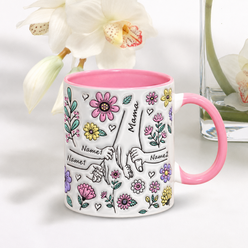 Personalized Kids Name Mug – En unik morsdagspresent – En personlig mugg