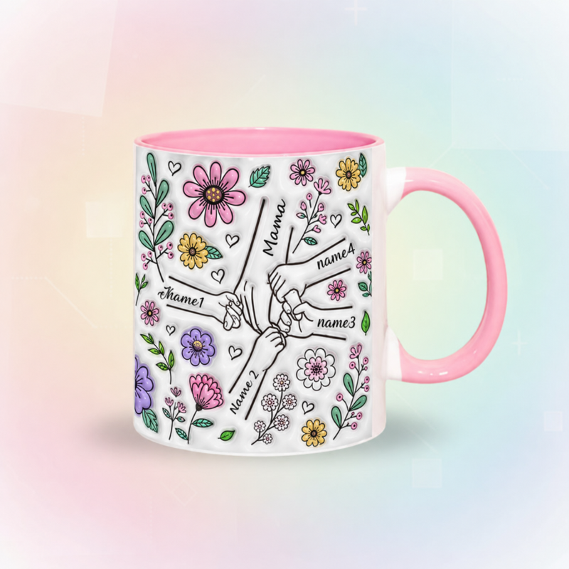 Personalized Kids Name Mug – En unik morsdagspresent – En personlig mugg