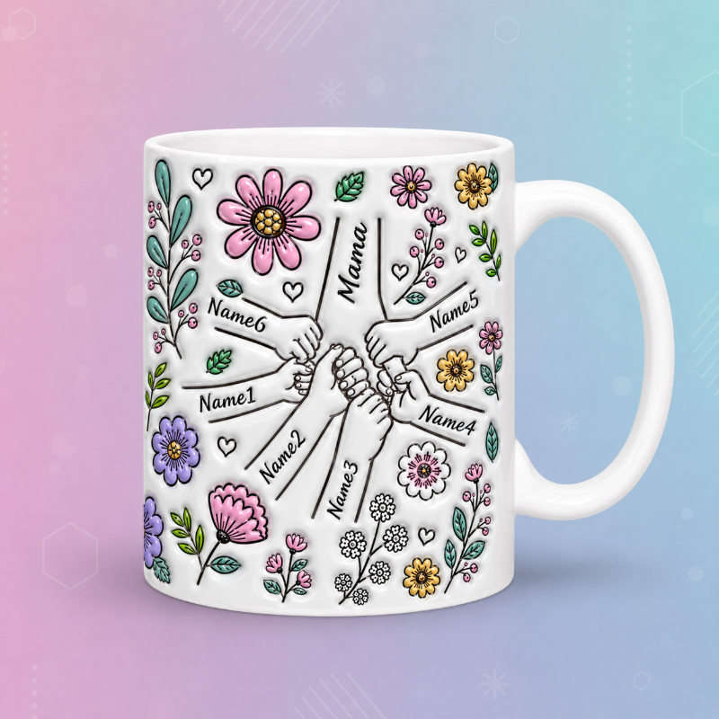 Personalized Kids Name Mug – En unik morsdagspresent – En personlig mugg