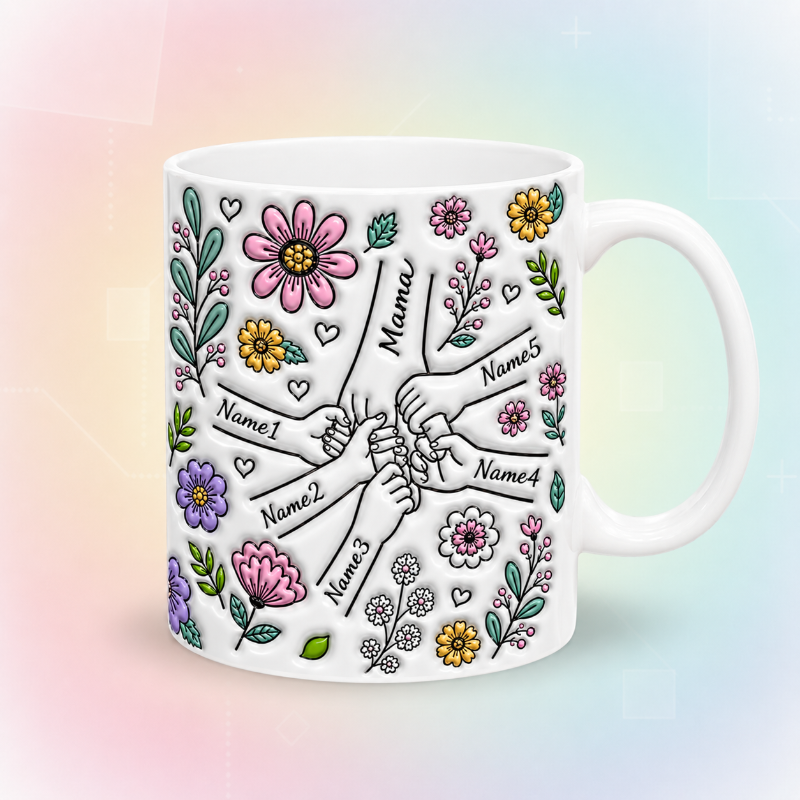 Personalized Kids Name Mug – En unik morsdagspresent – En personlig mugg