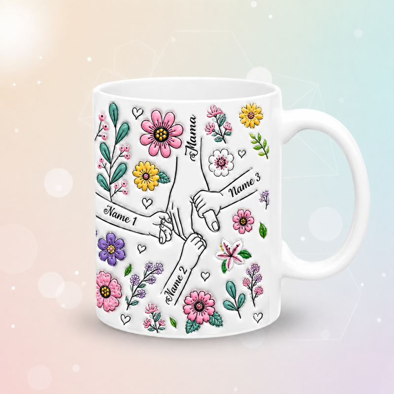 Personalized Kids Name Mug – En unik morsdagspresent – En personlig mugg