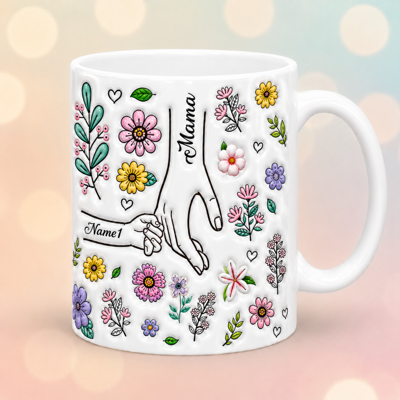 Personalized Kids Name Mug – En unik morsdagspresent – En personlig mugg