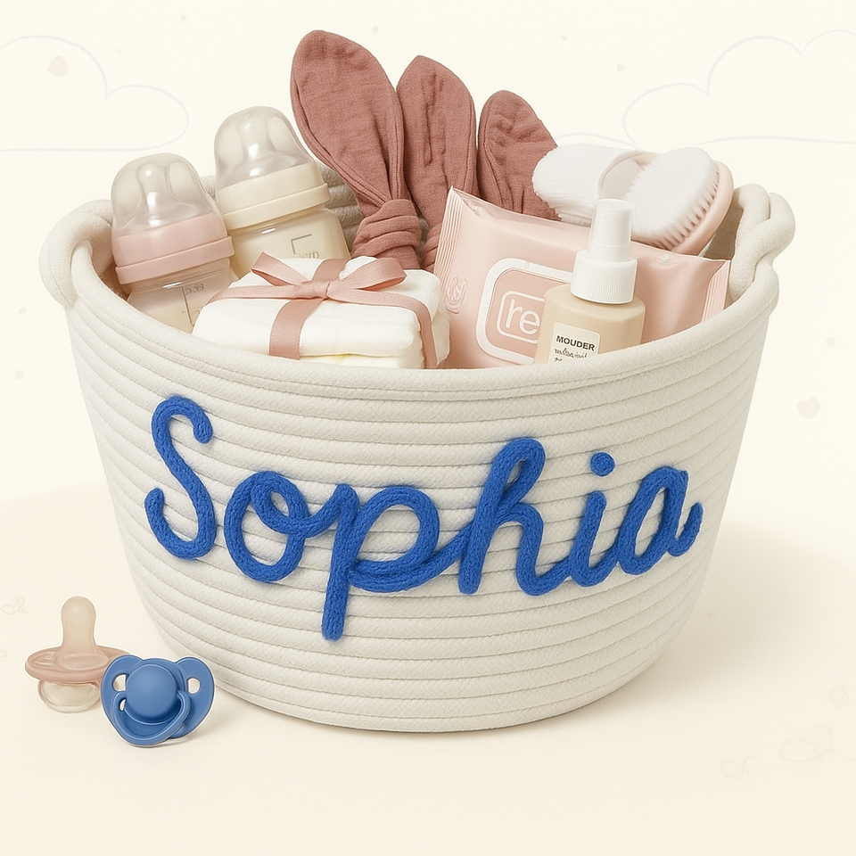 CuddleBasket – Söt & personlig – Personlig blöjkorg