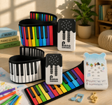 Roll-up Piano Keyboard – Kreativt & lärorikt – hopfällbart piano