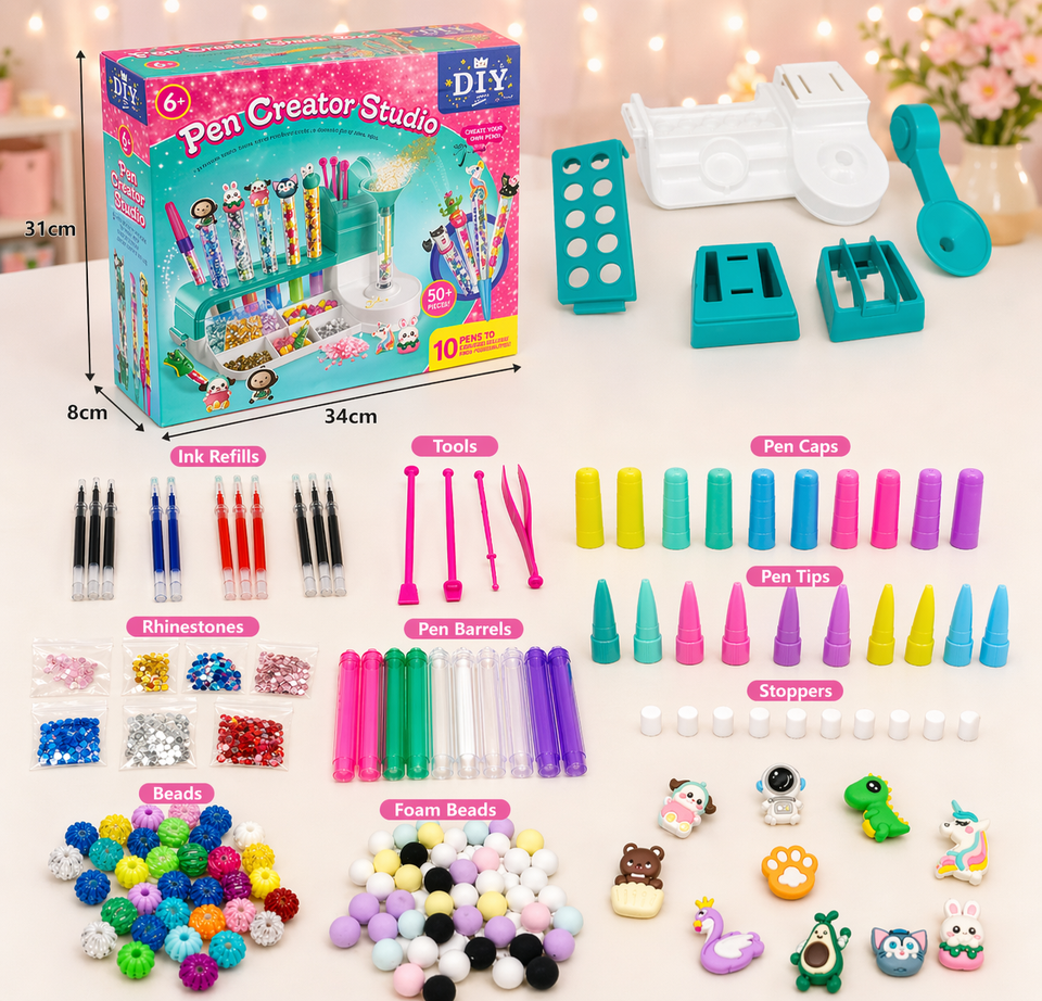 DIY Sand Art Pen – Kreativt & lärorikt – Pen Creator-lekset
