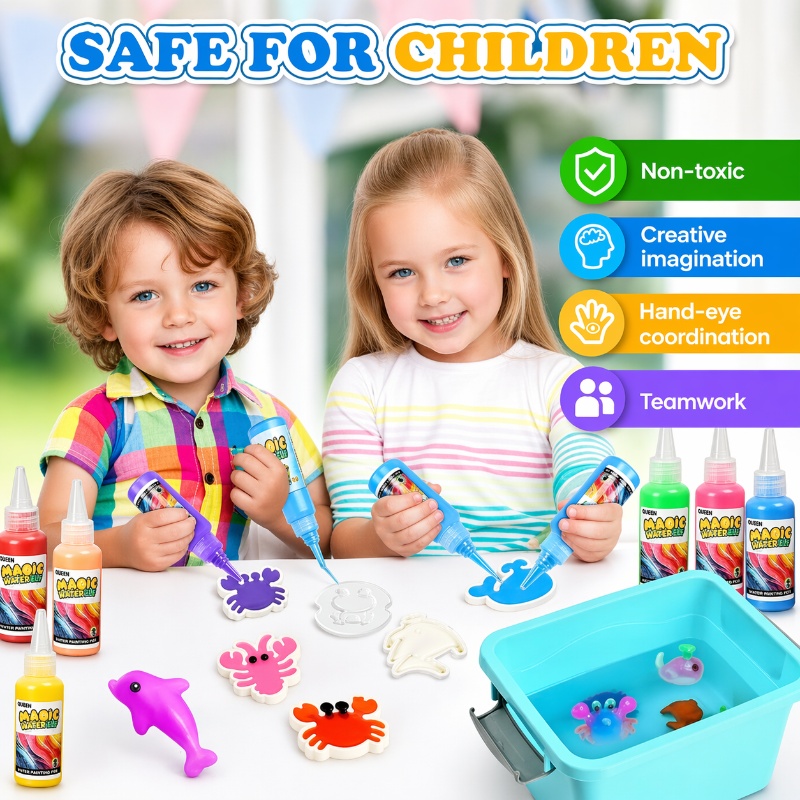 Magic Gel Water Beads – Kreativt & sensoriskt – Vattenformningsset