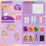 DIY Crystal Keychain Kit – Kreativt & lekfullt – Pysselkit för nyckelringar