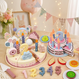 Wooden Cake Cutting Toy – Kreativitet & Rollspel – Trätårt