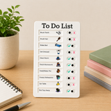 Kids Chore Chart – Struktur & Självständighet – Att göra-lista – Uppgiftsanslagstavla