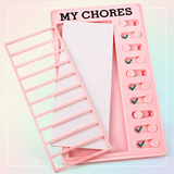 Kids Chore Chart – Struktur & Självständighet – Att göra-lista – Uppgiftsanslagstavla