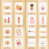 Wooden Makeup Play Set – Kreativitet & rollspel – Smink-set i trä