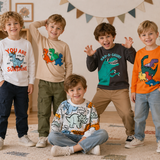 Kids Dinosaur Sweatshirt – Komfort & stil – Dino barntröja