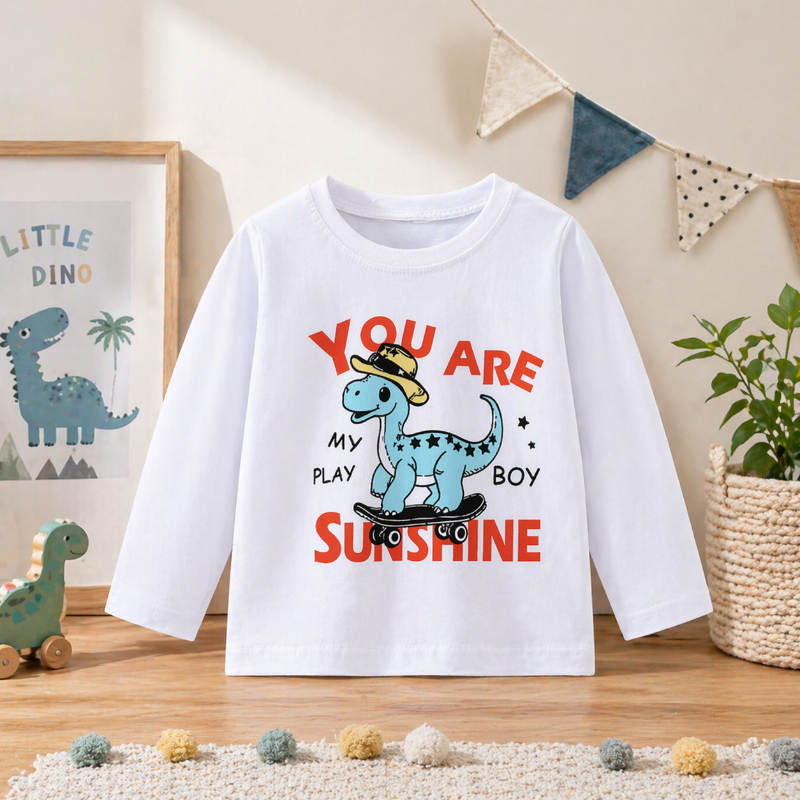 Kids Dinosaur Sweatshirt – Komfort & stil – Dino barntröja