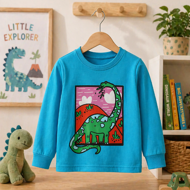 Kids Dinosaur Sweatshirt – Komfort & stil – Dino barntröja