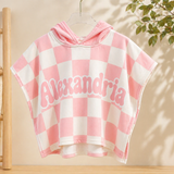 Personalized Hooded Towel – Mjuk & unik – Personlig badkap för barn