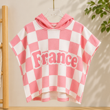 Personalized Hooded Towel – Mjuk & unik – Personlig badkap för barn