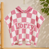 Personalized Hooded Towel – Mjuk & unik – Personlig badkap för barn