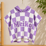 Personalized Hooded Towel – Mjuk & unik – Personlig badkap för barn