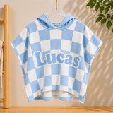 Personalized Hooded Towel – Mjuk & unik – Personlig badkap för barn