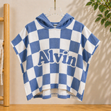 Personalized Hooded Towel – Mjuk & unik – Personlig badkap för barn