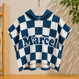 Personalized Hooded Towel – Mjuk & unik – Personlig badkap för barn