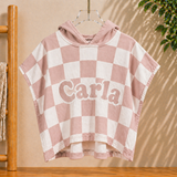 Personalized Hooded Towel – Mjuk & unik – Personlig badkap för barn