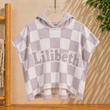 Personalized Hooded Towel – Mjuk & unik – Personlig badkap för barn