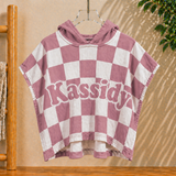 Personalized Hooded Towel – Mjuk & unik – Personlig badkap för barn