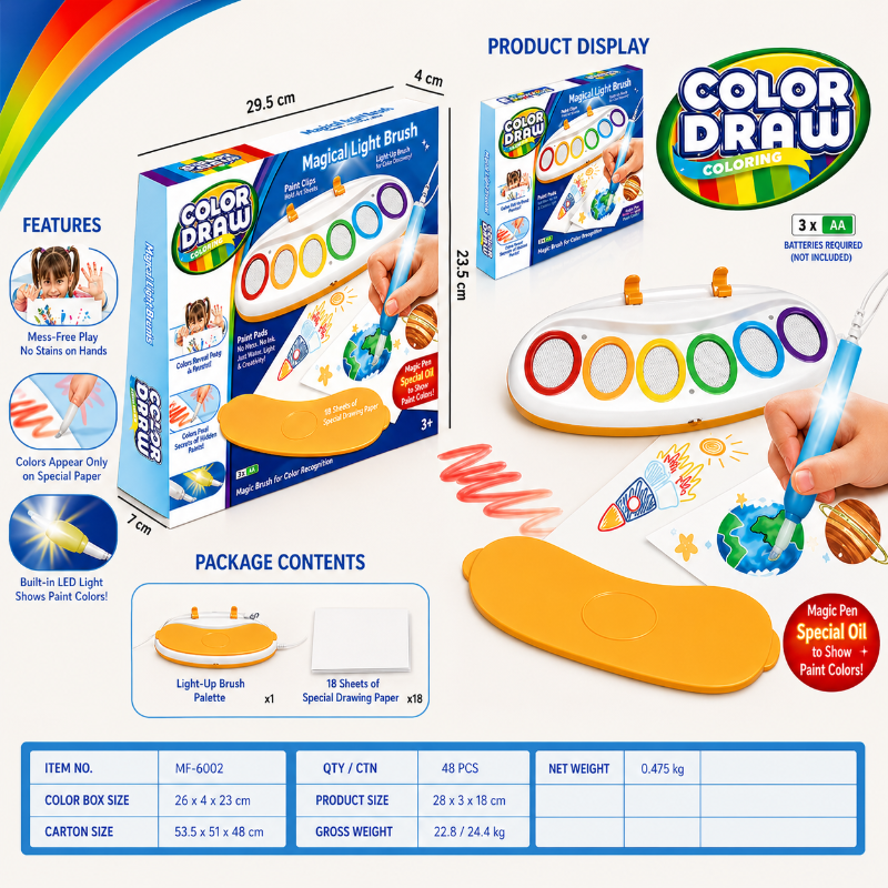 Color Draw – Kreativt & Rent – Ritpaket