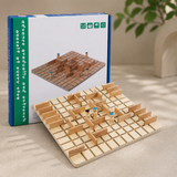 Wooden Chess Puzzle Game – Strategi & Tänkande – Brädspel