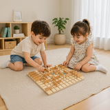 Wooden Chess Puzzle Game – Strategi & Tänkande – Brädspel