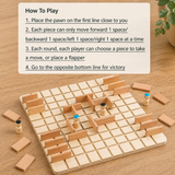 Wooden Chess Puzzle Game – Strategi & Tänkande – Brädspel