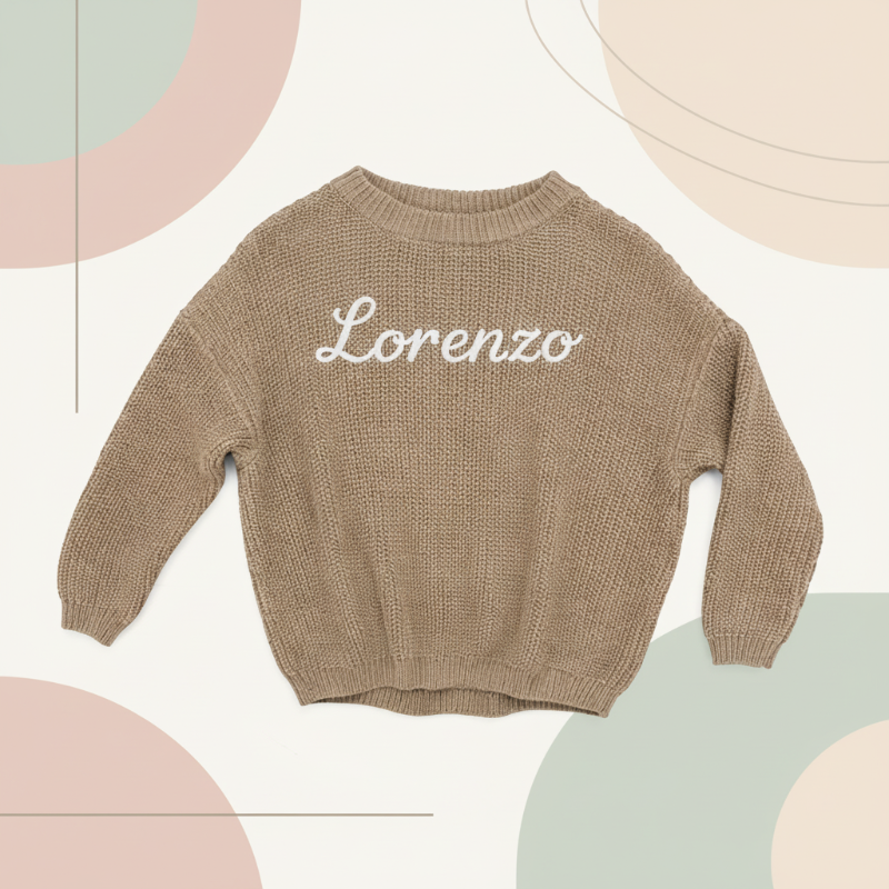 Personalized Baby Sweater – Unik & kärleksfull – Broderad, personlig babytröja