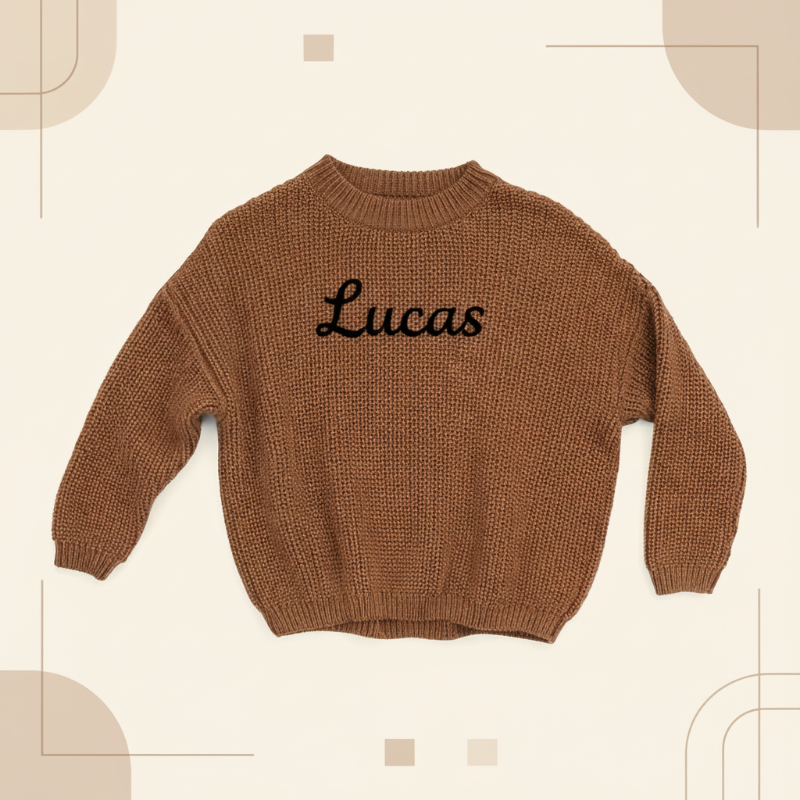 Personalized Baby Sweater – Unik & kärleksfull – Broderad, personlig babytröja