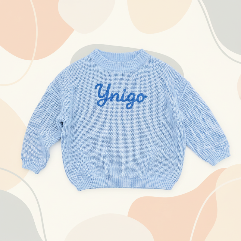 Personalized Baby Sweater – Unik & kärleksfull – Broderad, personlig babytröja