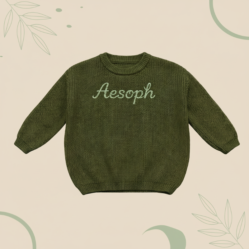 Personalized Baby Sweater – Unik & kärleksfull – Broderad, personlig babytröja