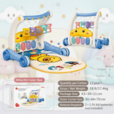 Step & Play – Interaktivt & Säker – 3-i-1 gåstol & babygym